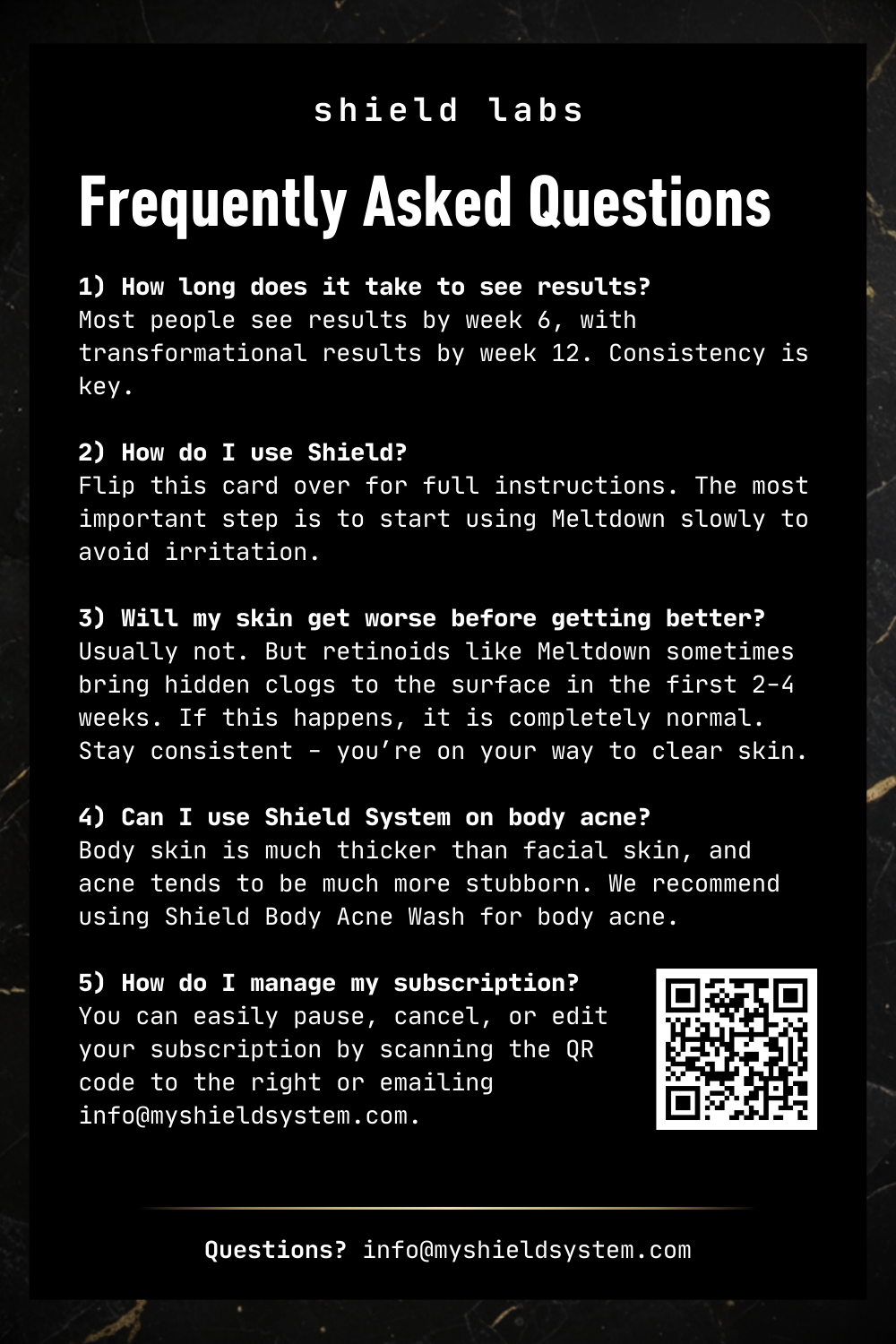 Meltdown Shield Labs System Instructions