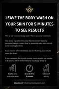Body Wash Instructions