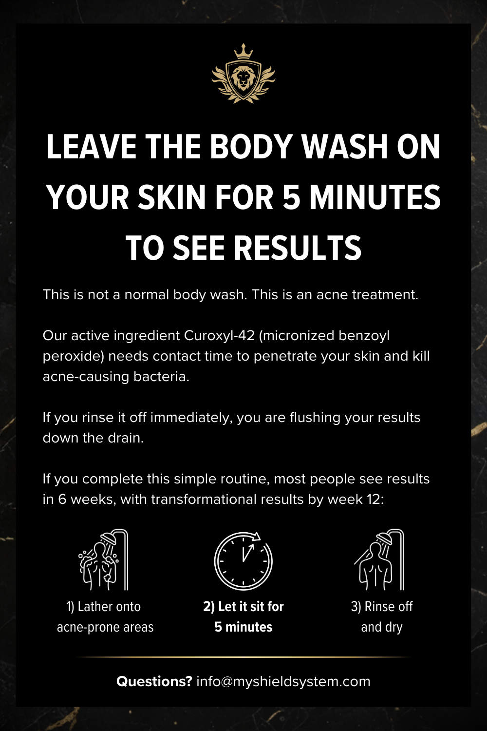 Body Wash Instructions